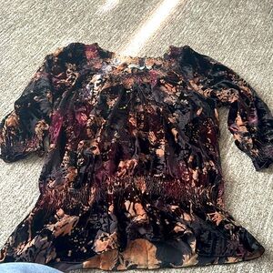 Beautiful velvet quarter sleeve glass